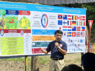 International delegation visits UXO clearance operations in Luang Prabang